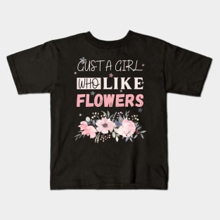 Flowers lovers design " gift for flowers lovers" Kids T-Shirt